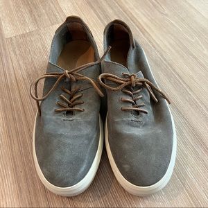 EUC Frye & Co Gray Suede Low-Top Sneakers